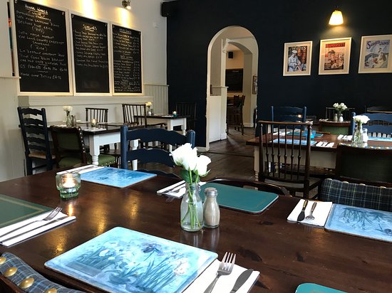 The Black Horse dining area when it was open and thriving